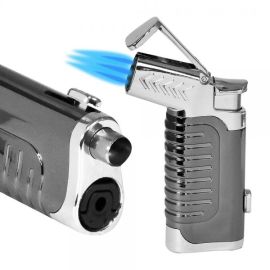 Hammer Triple Torch Lighter Gunmetal With Punch each