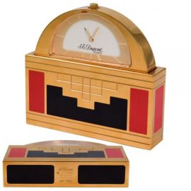 St Dupont Table Clock Red each