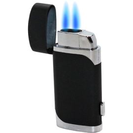 Tokyo Lighter Double Torch Black With Punch each