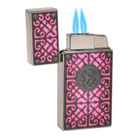 Rocky Patel Lighter Burn Double Torch Pink And Black each
