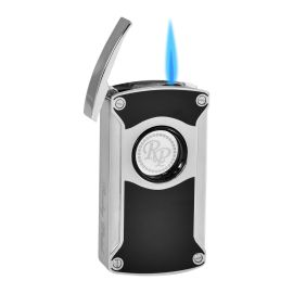 Rocky Patel Lighter Laser Torch Silver With Black each