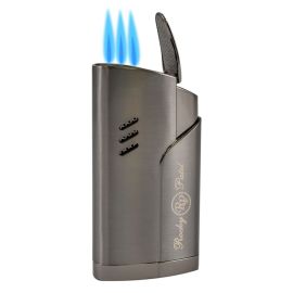 Rocky Patel Lighter Esquire Triple Torch Gunmetal each