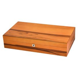 Winchester Apple Wood Humidor with Silver Trim single