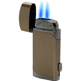 Tokyo Lighter Double Torch Gold With Punch each