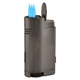 Vertigo Thunder Triple Torch Lighter with Punch Gunmetal each