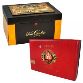 Carlos A. Fuente The Legend Commemorative Humidor w. Cigars box of 40