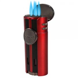 Xikar HP4 Quad Torch Lighter Daytona Red each