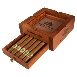 Macanudo Wood Ashtray with Cigars each