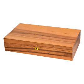 Winchester Apple Wood Humidor with Gold Trim single