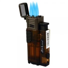 Jetline Gotham Lite Quad Torch Lighter with Punch Amber each