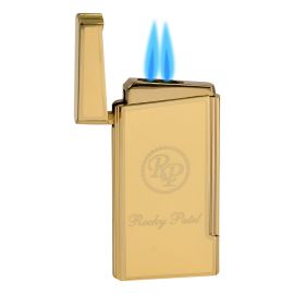 Rocky Patel Lighter Decade Dual Torch Cream And Gold each