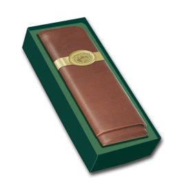 Craftsman's Bench Leather Cigar Case Churchill 54 Tan each