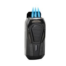 Colibri Boss Triple Torch Lighter with Cutter Black and Black each