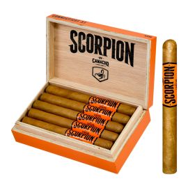 Camacho Scorpion Connecticut Sweet Tip Corona Natural box of 10