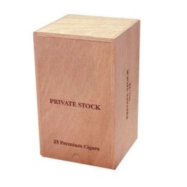 Private Stock No. 4 - petit corona Natural box of 25