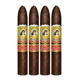 La Aroma De Cuba Reserva Belicoso Oscuro pack of 4