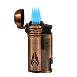 Lotus Defiant Quad Torch Lighter with Punch Copper each