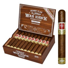 Henry Clay War Hawk Rebellious Toro Limited Edition Natural box of 20