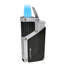 Lotus Czar Quad Torch Lighter with Punch Chrome each