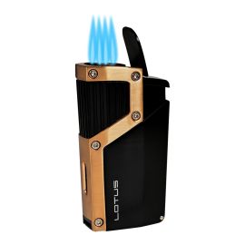 Lotus Czar Quad Torch Lighter with Punch Copper each