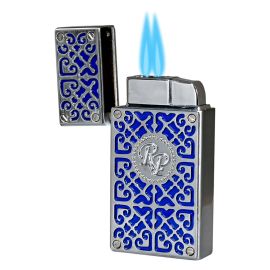 Rocky Patel Lighter Burn Double Torch Navy Blue with Chrome each