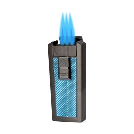 Rocky Patel Lighter CFO Triple Torch Gunmetal and Blue each