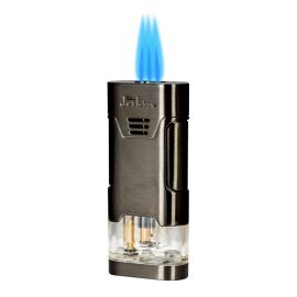 Jetline Mongoose Triple Torch Lighter with Punch Gunmetal each
