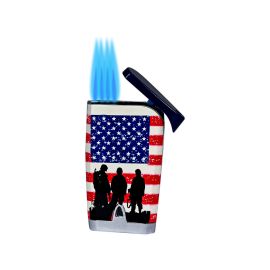 American Flag Freedom Quad Torch Lighter each