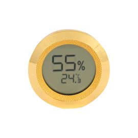 Polished Gold Digital Hygrometer each