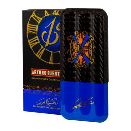 Opus X Carbon Fiber Cigar Case Blue each