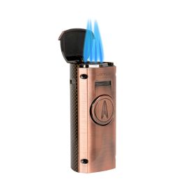 Lotus Minister Quad Torch Table Lighter Copper each