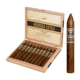 Herrera Esteli Miami Piramide Fino Natural box of 10