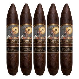 The Tabernacle David and Goliath Connecticut Broadleaf David – Perfecto Maduro pack of 5