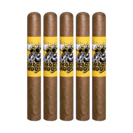 Chillin Moose Shady Moose Connecticut Robusto Natural pack of 5