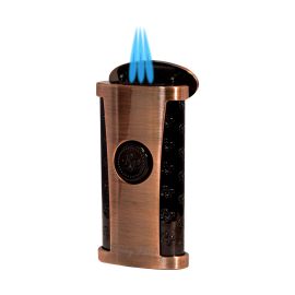 Rocky Patel Lighter One Touch Triple Torch Copper - Black each