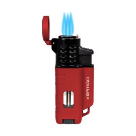 Vertigo Forester Triple Torch Lighter Red each