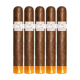 Fiat Lux by Luciano Intuition – Robusto Natural pack of 5