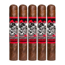 Chillin Moose Bull Moose Maduro Gigante Maduro pack of 5