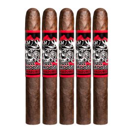 Chillin Moose Bull Moose Maduro Gigante XXL Maduro pack of 5