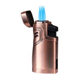 Vertigo Hercules Quad Torch Lighter with Punch Copper each