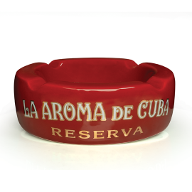 La Aroma de Cuba Ceramic Ashtray Reserva Red each