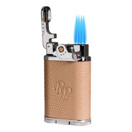 Rocky Patel Lighter Davenport Table Quad Flame Tan Lizard each