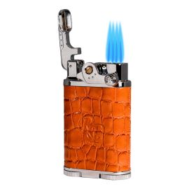 Rocky Patel Lighter Davenport Table Quad Flame Burnt Orange Croc each