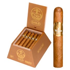 5 Vegas Gold Robusto Natural box of 20