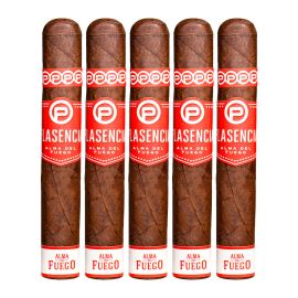 Plasencia Alma Del Fuego Candente – Robusto Natural pack of 5