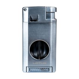 Lotus Excalibur Double Torch Lighter with Cutters Chrome each