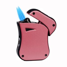 Lotus Blaze Triple Torch Lighter with Punch Red each