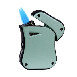 Lotus Blaze Triple Torch Lighter with Punch Green each