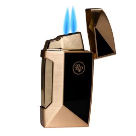 Rocky Patel Lighter Edge Double Torch With Punch Gold and Black each