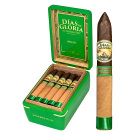 Dias de Gloria Brazil by AJ Fernandez Figurado Natural box of 20